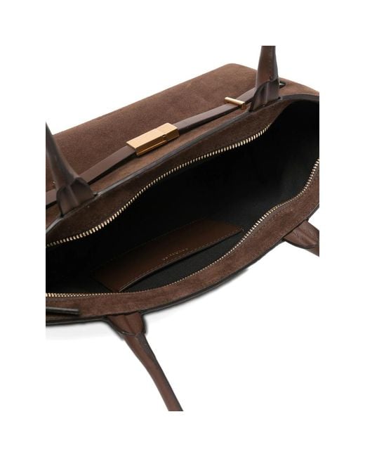 DeMellier London Brown New York Suede Tote Bag