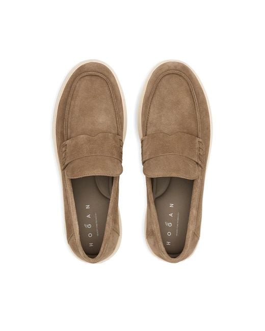 Hogan Natural Loafers for men