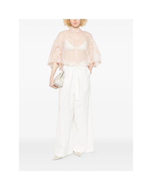 Max Mara Pink Donna Flared Cape