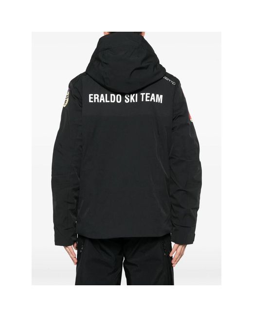 Kappa Black Patch-Appliqué Jacket for men