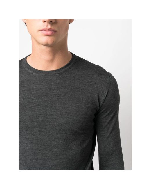 GOES BOTANICAL Gray Crew-Neck Merino-Wool Jumper for men