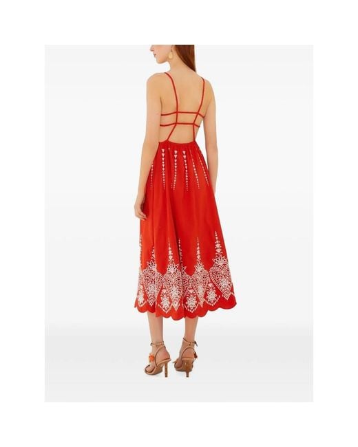 Farm Rio Red The Vicky Dress