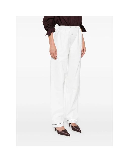 Prada White Trousers