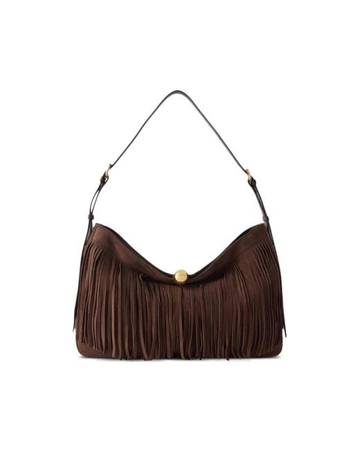 Furla Brown Sfera Soft Shoulder Bag L