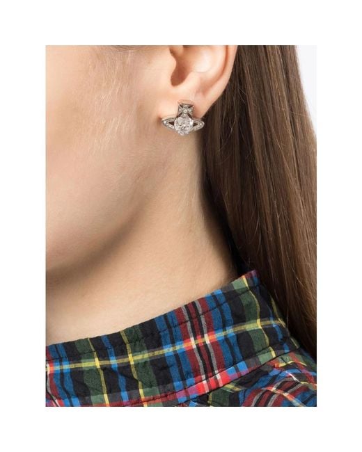 Vivienne Westwood Metallic Ariella Orb Stud Earrings