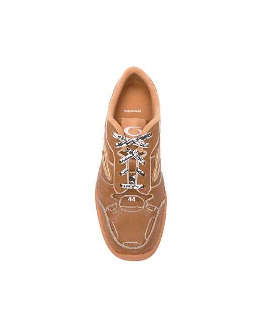 Balenciaga Brown Trainers for men