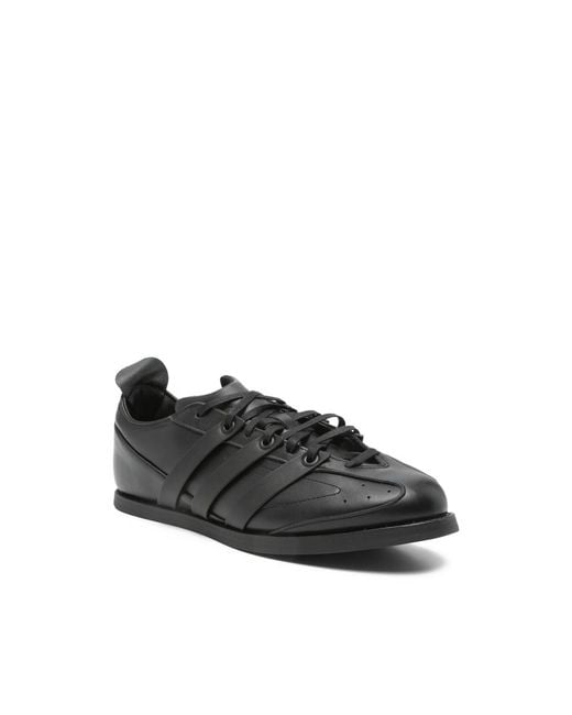 Adidas X Entire Studios Black X Entire Studios Ace Leather Lace-Up Sneakers for men