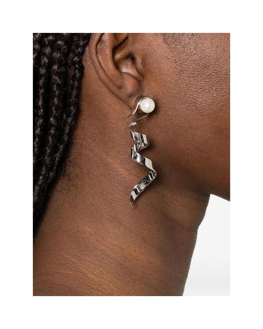 Dries Van Noten Metallic Jewellery Silver, White