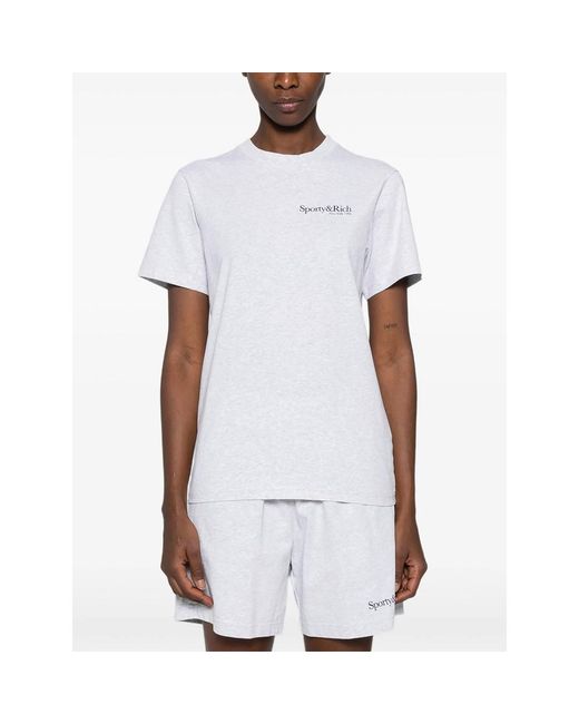 Sporty & Rich White Run Club T-Shirt