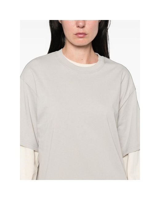 LA PISCINE White Layered Long-Sleeve T-Shirt Set Of Three