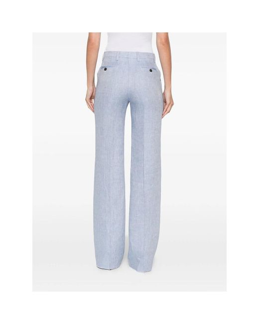 Etro Blue Wide Trousers