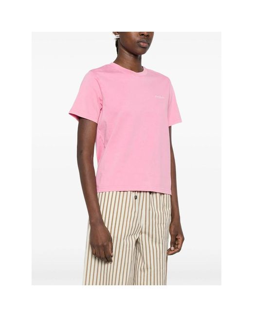 Maison Labiche Pink Lettering T-Shirt
