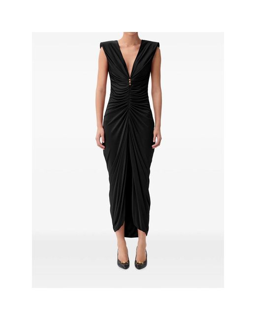Versace Black Viscose-Jersey Gown