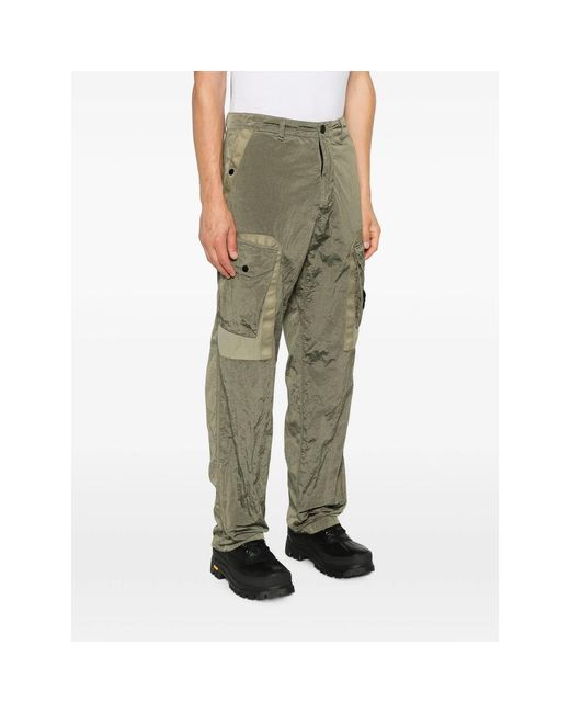 Stone Island Green Trousers for men