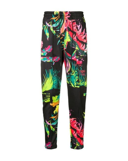 Nike Synthetic Cyber/black/white Floral Nsw Tape Track Pant for Men | Lyst  Australia