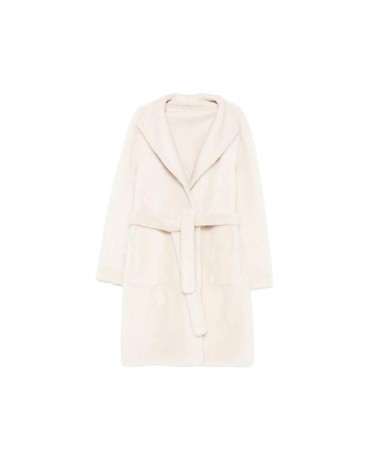 Yves Salomon Natural Neutrals Coats
