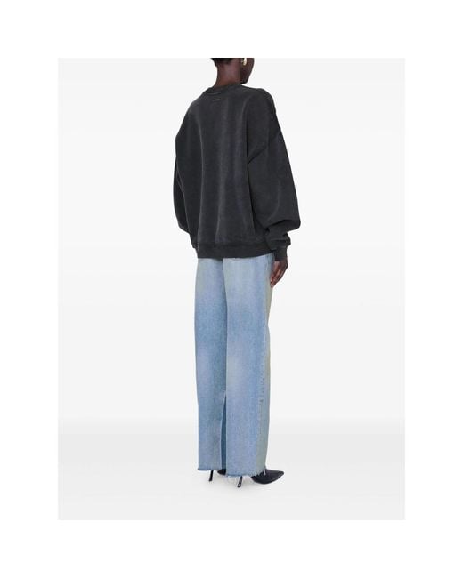 Anine Bing Black Sweatshirts