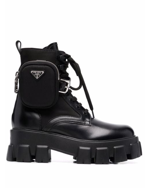 prada black boots