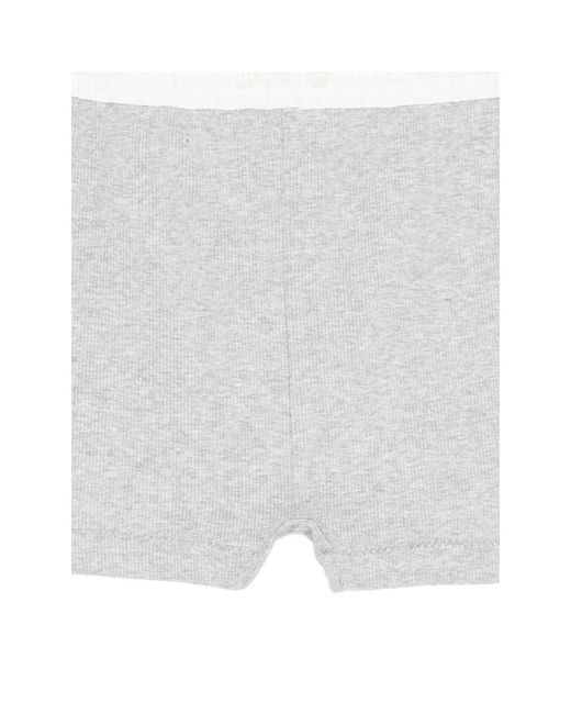 Entire studios White Elasticated-Waist Shorts