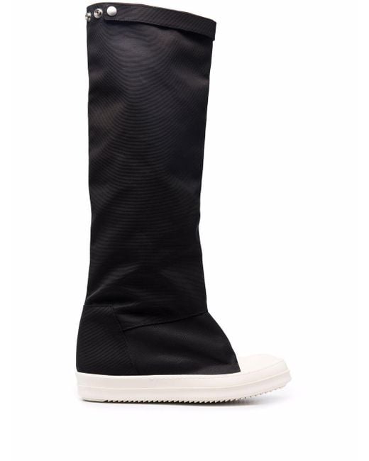 Rick Owens Knee-high Elephant Boots in Black for Men | Lyst
