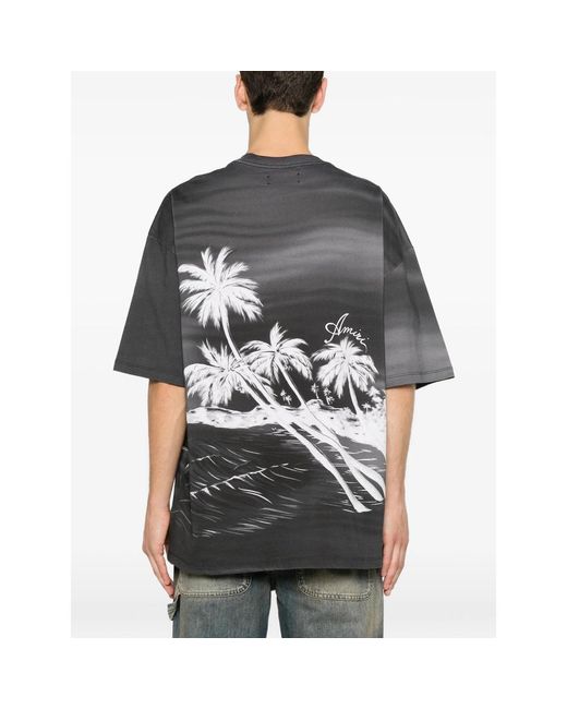 Amiri Gray T-Shirts & Vests for men