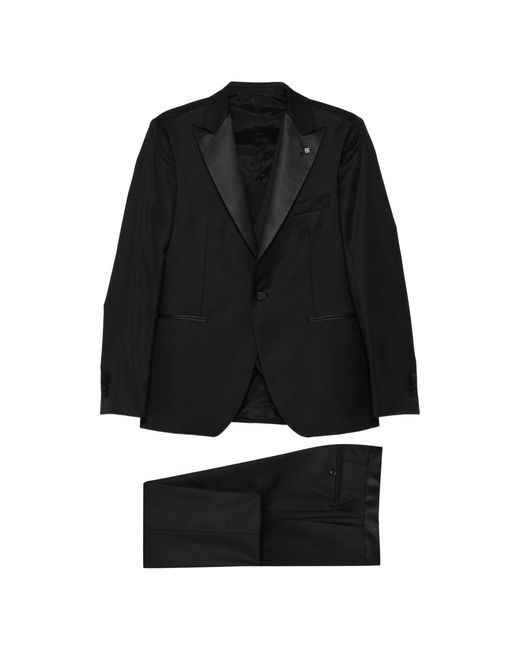 Tagliatore Black Suits for men