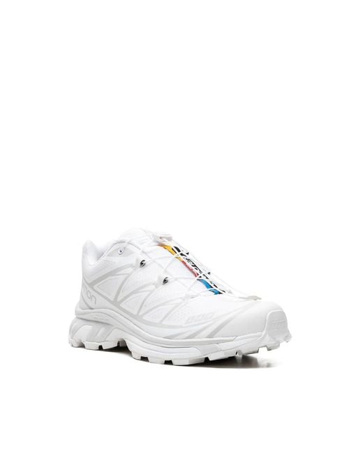Salomon White Xt-6 Panelled Sneakers for men