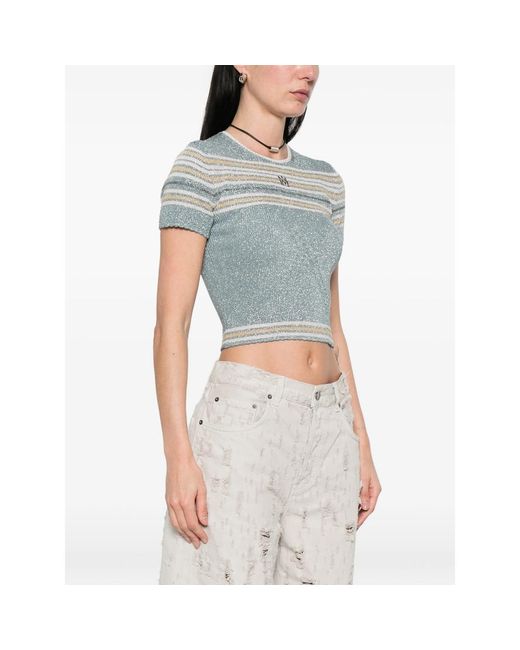 Amiri Blue Tops