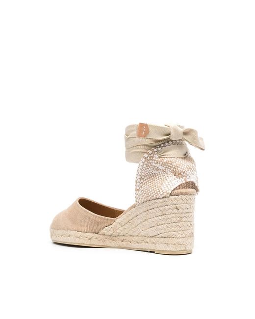 Castaner Natural Carina Wedged Espadrilles