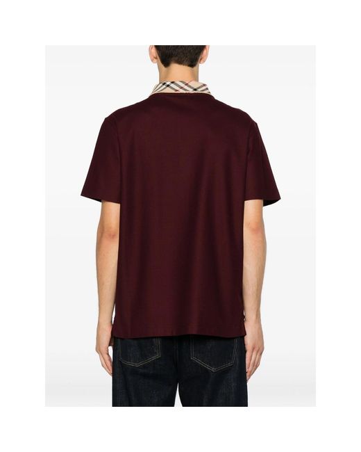 Burberry Purple Polo Shirts for men