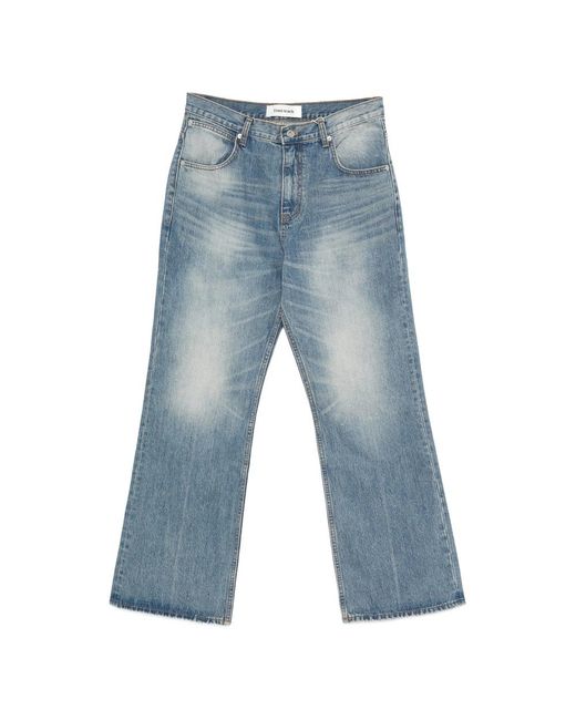 TONYWACK Blue Wide-Leg Jeans for men