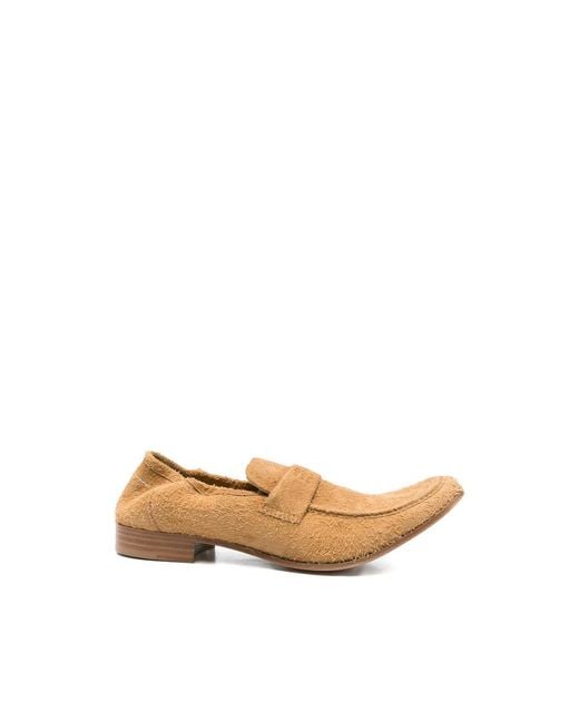 MM6 by Maison Margiela Natural Penny-Slot Loafers for men