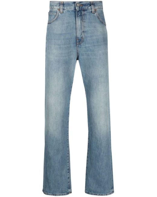 Haikure Blue Straight-Leg Cut Jeans for men