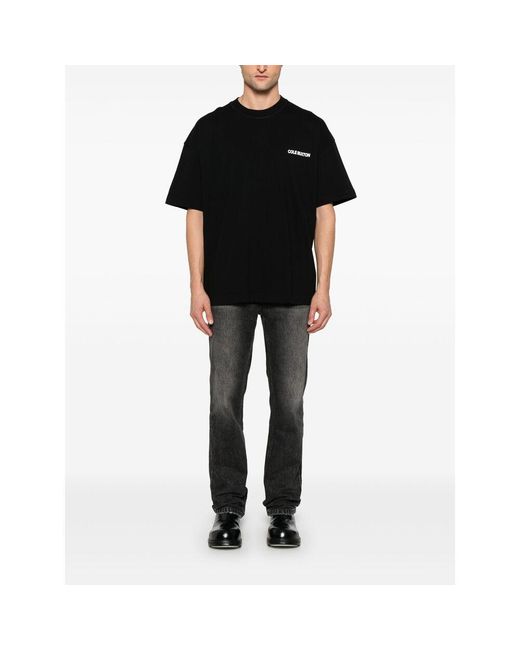 Cole Buxton Black Cotton T Shirts for men
