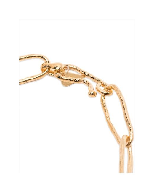 Forte_forte Metallic Glass-Pendant Pearl-Detail Necklace