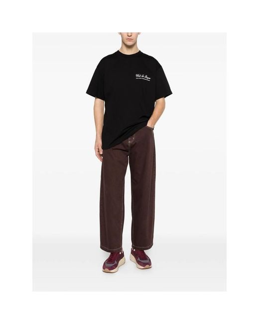 Carhartt Black T-Shirt Crew Neck for men