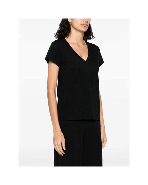 Mazzarelli Black Short-Sleeve T-Shirt
