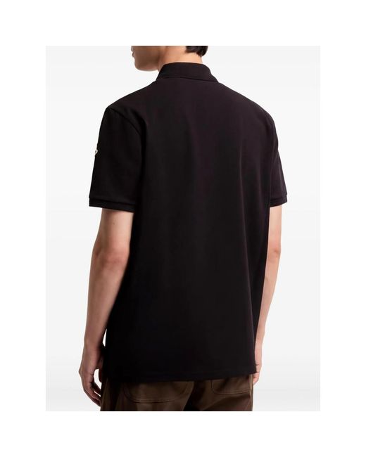 Moncler Black T-Shirts And Polos for men
