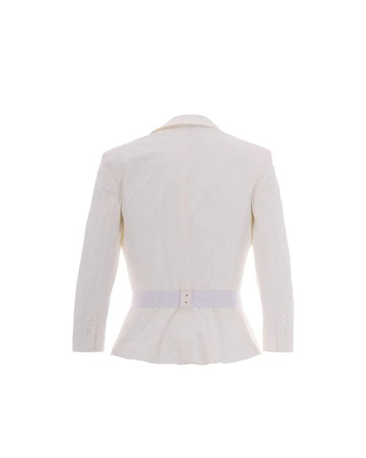 Elisabetta Franchi White Jacket