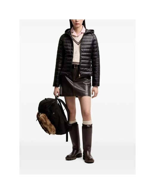 Moncler Black Igelhood Hooded Jacket