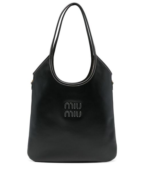 Miu Miu Black Ivy Shoulder Bag