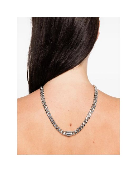 DARKAI Metallic Chain-Link Necklaces for men