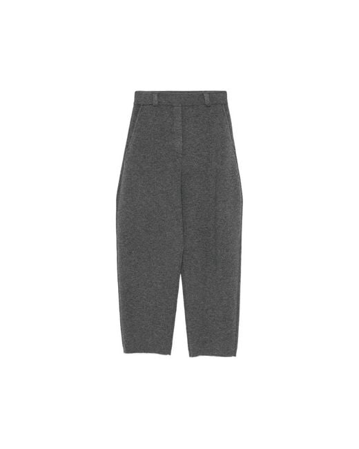 Lisa Yang Gray Wrenda Tapered Trousers