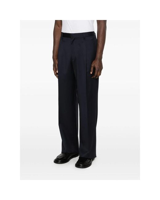 Lardini Black Migio Pleated Trousers for men