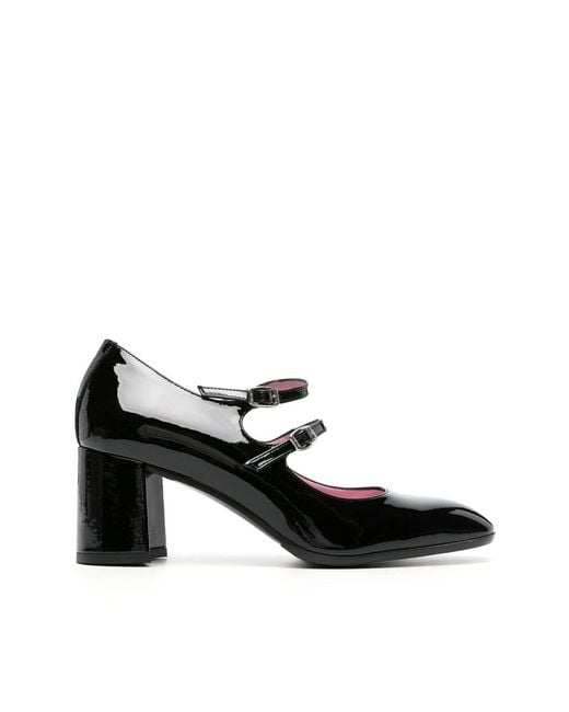 CAREL PARIS Black Alice 60Mm Patent Leather Pumps