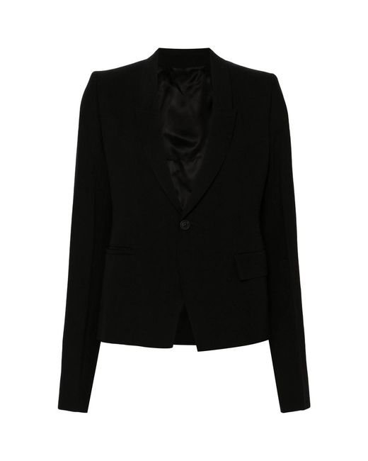Rick Owens Black Jackets