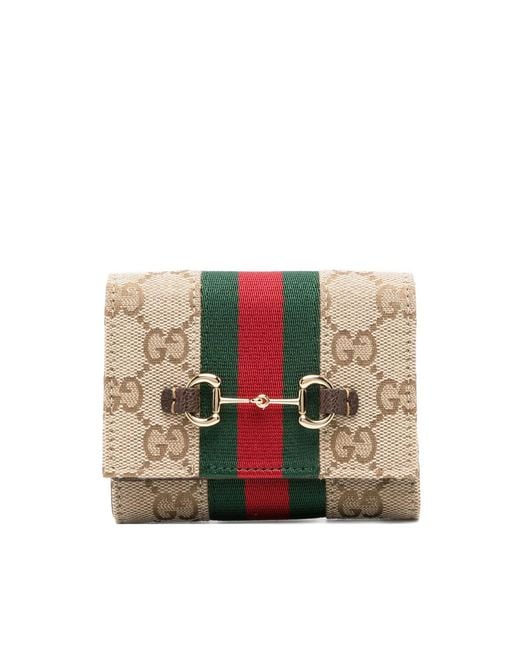 Gucci Natural Neutrals Wallets & Purses