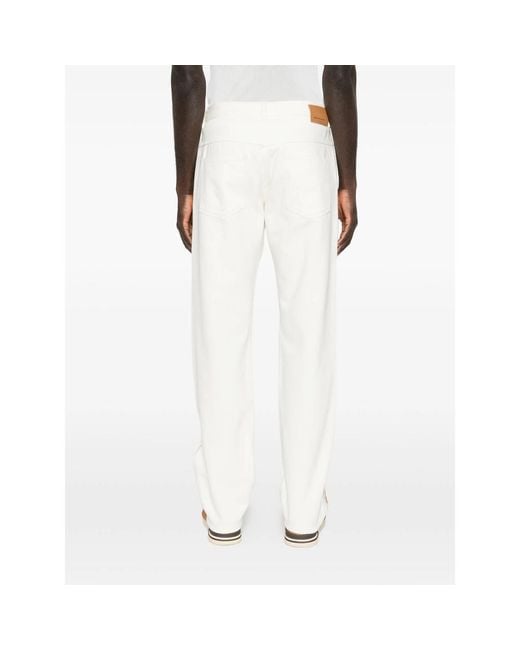 Isabel Marant White Denim Neutral for men