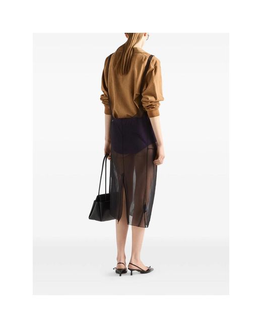 Prada Black Skirts