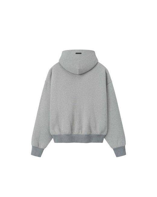 Fear Of God Gray Sweatshirt With Zip Hood for men